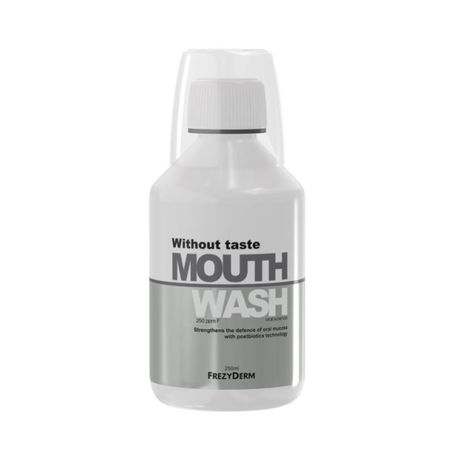 Frezyderm Mouthwash Without Taste 250ml (Στοματικό Διάλυμα Χωρίς Γεύση & Άρωμα)