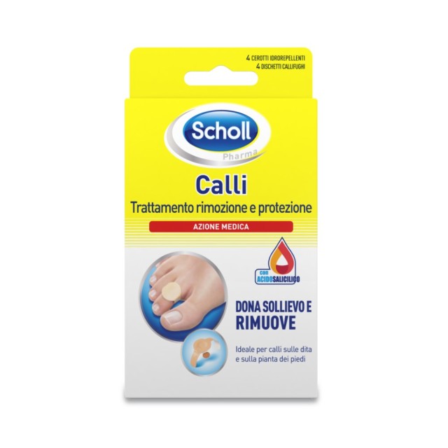 Scholl Calli 4pcs (Επιθέματα Αφαίρεσης Κάλων 4τεμ)