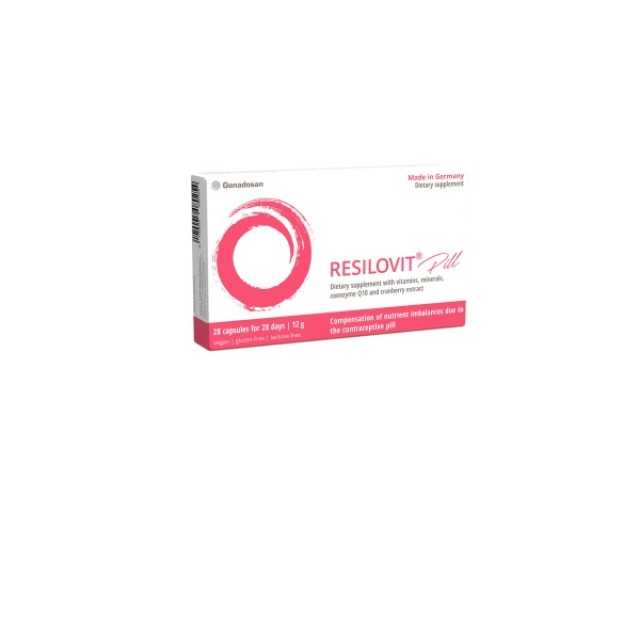Resilovit Pill 28caps (Ειδική Φόρμουλα για τις Γυναικες που Κάνουν Χρήση Αντισυλληπτικών ή Άλλων Ορμονικών Σκευασμάτων)