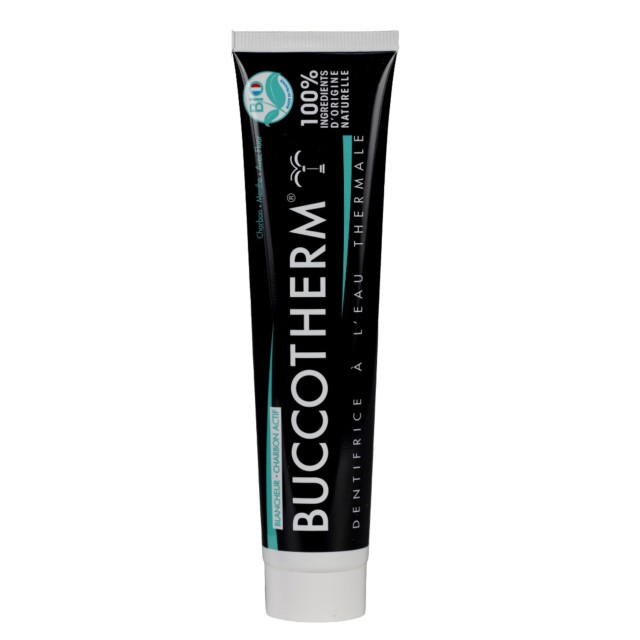 Buccotherm Vegan Organic Whitening with Activated Charcoal Toothpaste 75ml