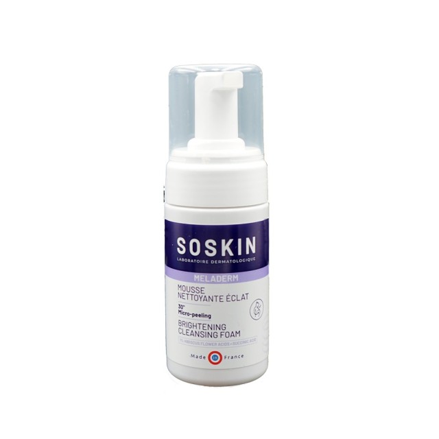 Soskin Meladerm Brightening Cleansing Foam 100ml (Αφρός Kαθαρισμού για Yπερμελαχρώσεις)