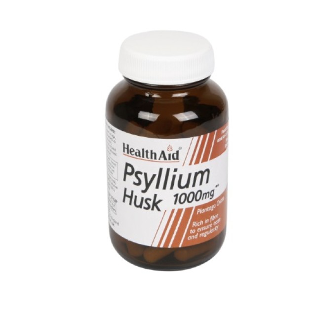 Health Aid Psyllium Husk 1000mg 60 cap (Γαστρεντερικές Διαταραχές)