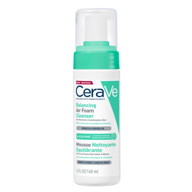 CeraVe Balancing Air Foam Cleanser 148ml (Καθαριστικό Προσώπου για Κανονικό έως Μικτό Δέρμα)