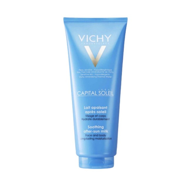 Vichy Capital Soleil Hydrating After Sun Milk 300ml (Γαλάκτωμα Προσώπου & Σώματος για Μετά τον Ήλιο)