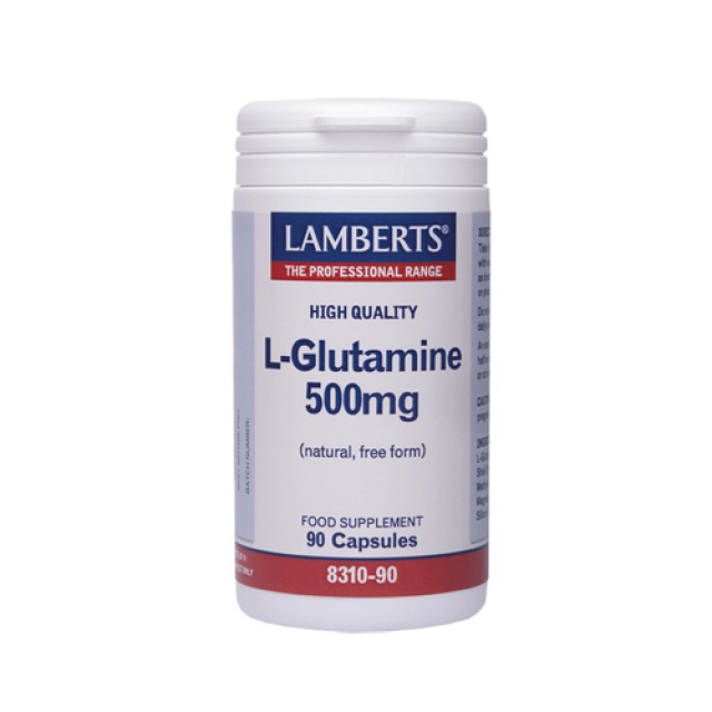 Lamberts L Glutamine 500mg 90cap (Γλουταμίνη)