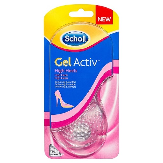 Scholl Gelactiv Insoles High Heels (Πάτοι Υποστήριξης για Ψηλοτάκουνα Παπούτσια) 