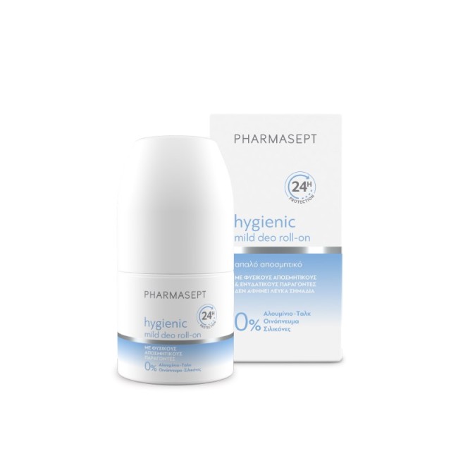 Pharmasept Hygienic Mild Deo Roll-on 50ml (Απαλό Aποσμητικό για Ευαίσθητες Επιδερμίδες)