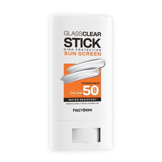 Frezyderm Sunscreen Glass Clear Stick SPF50 20ml (Διάφανο Αντηλιακό Στικ Ανάλαφρης Αίσθησης)