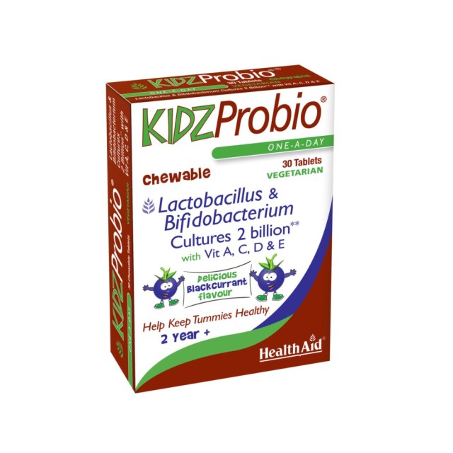 Health Aid Kidz Probio 30tabs (Συμπλήρωμα Διατροφής με Προβιοτικά για Παιδιά 2 Ετών+)