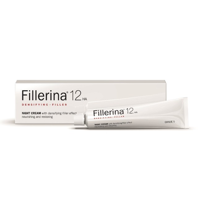 Fillerina 12HA Densifying Filler Night Cream Grade 5 50ml (Κρέμα Νύχτας με Εντατική Δράση Γεμίσματος των Ρυτίδων & Αναπλήρωσης – Βαθμός 5)