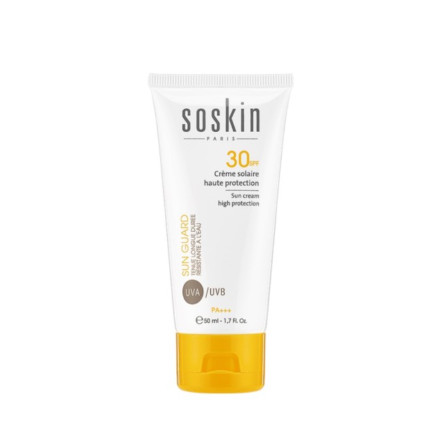 Soskin Sun Cream High Protection SPF30 50ml (Αντηλιακή Κρέμα Προσώπου Υψηλής Προστασίας)