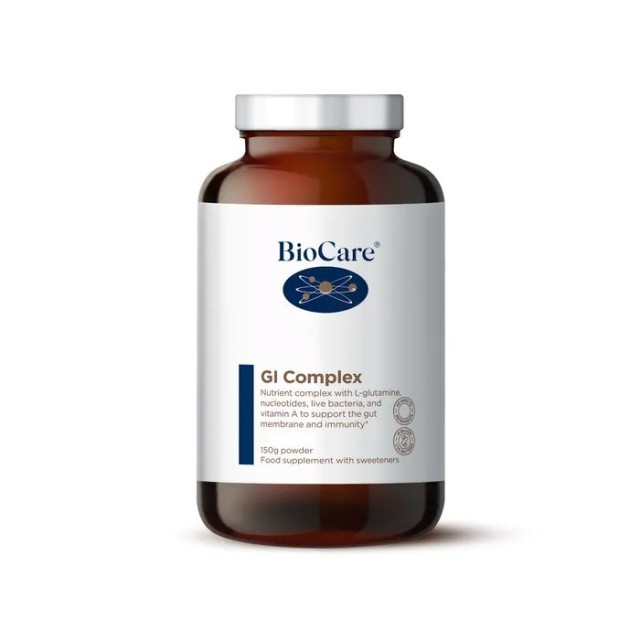BioCare GI Complex Powder 150mg (Συμπλήρωμα Διατροφής για την Υποστήριξη του Γαστρεντερικού Συστήματος & την Ενίσχυση του Εντερικού Βλεννογόνου)