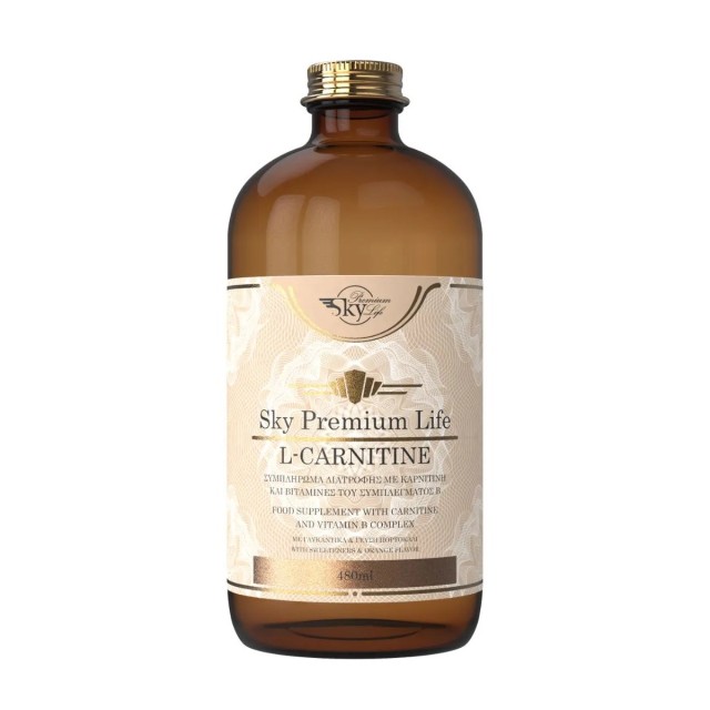Sky Premium Life L-Carnitine 480ml (Συμπλήρωμα Διατροφής με L- Καρνιτίνη για την Καλή Καρδιαγγειακή Υγεία)