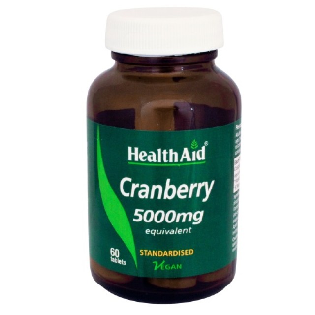 Health Aid Herbs Cranberry Extract 5000mg 60tab (Προβλήματα Ουροποιητικού)