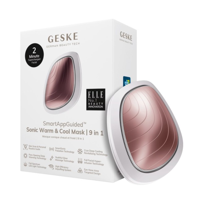 Geske Sonic Warm & Cool Mask 9in1 Starlight (Συσκευή Περιποίησης Δέρματος με Τεχνολογίες Θέρμανσης, Ψύξης & Έξυπνων Τεχνολογιών Φωτός LED)