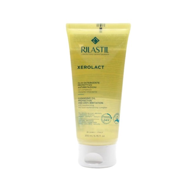 Rilastil Xerolact Cleansing Oil 200ml (Καθαριστικό Λάδι για Πολύ Ξηρή/Ατοπική Επιδερμίδα)