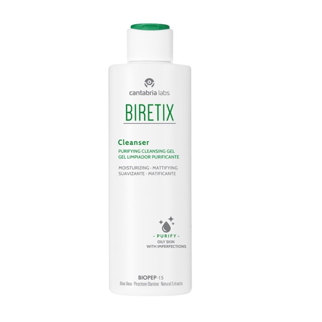Biretix Cleanser 200ml (Καθαριστικό Προσώπου για Μικτό/Λιπαρό με Τάση Ακμής Δέρμα) 