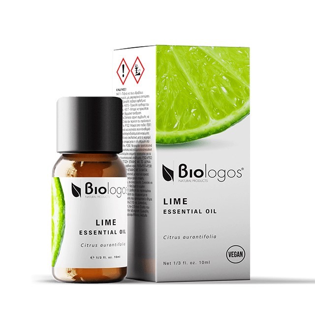 Biologos Lime Essential Oil 10ml (Αιθέριο Έλαιο Μοσχολέμονο)