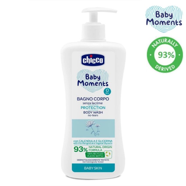 Chicco Baby Moments Body Wash 500ml (Βρεφικό Αφρόλουτρο 0μ+) 