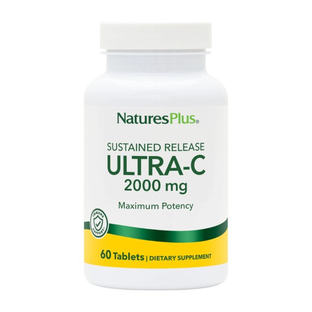 Natures Plus Ultra C 2000mg 60tab (Κρυολόγημα - Ανοσοποιητικό)
