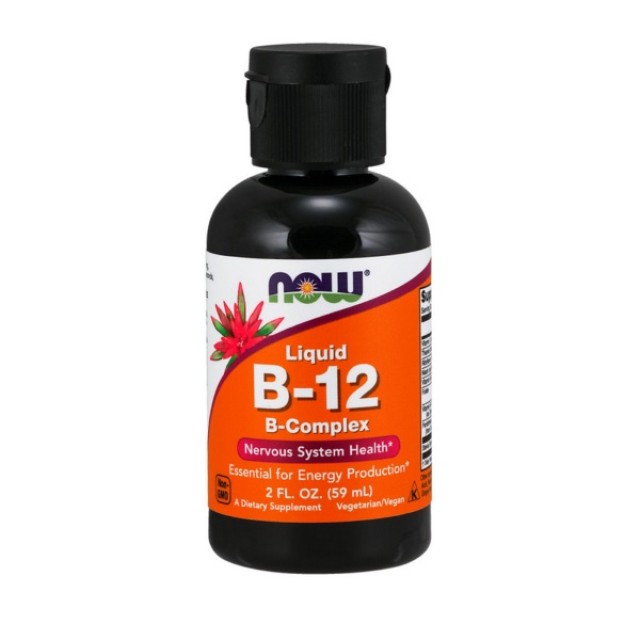 Now Foods Liquid B12 B Complex 59ml (Σταγόνες Βιταμίνης Β12)