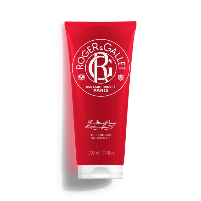 Roger & Gallet Jean Marie Farina Shower Gel 200ml (Αναζωογονητικό Αφρόλουτρο με Νότες από Λεμόνι, Πο