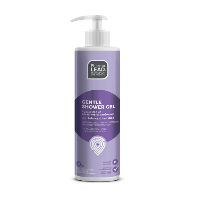 Pharmalead Gentle Shower Gel 500ml (Ενυδατικό Αφρόλουτρο για Πρόσωπο, Σώμα & Ευαίσθητη Περιοχή)