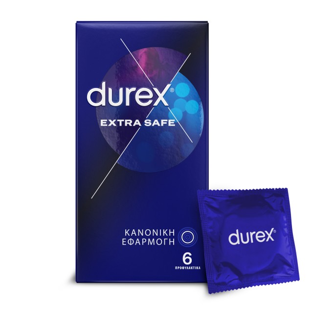 Durex Extra Safe 6τεμ (Προφυλακτικά για Μέγιστη Προστασία)