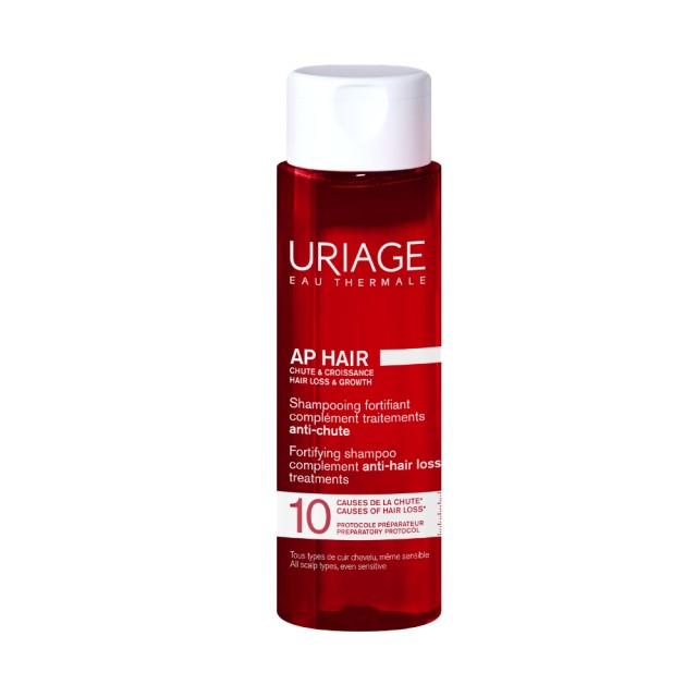 Uriage AP Hair Anti-Hair Loss Shampoo 200ml (Ενισχυτικό Σαμπουάν Συμπλήρωμα Θεραπειών κατά της Τριχόπτωσης)