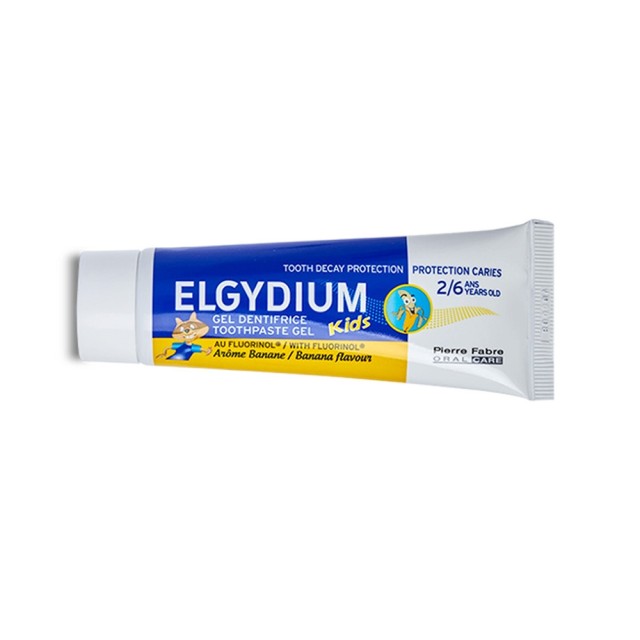 Elgydium Kids Banana Toothpaste 50ml (Παιδική Οδοντόκρεμα με Γεύση Μπανάνα 2-6 Ετών)
