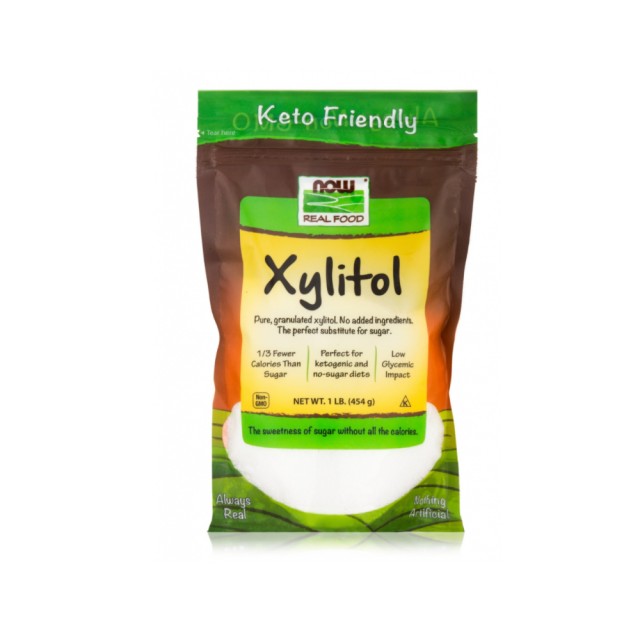 Now Foods Xylitol 1lb (Γλυκαντικό - Υποκατάστατο Ζάχαρης)