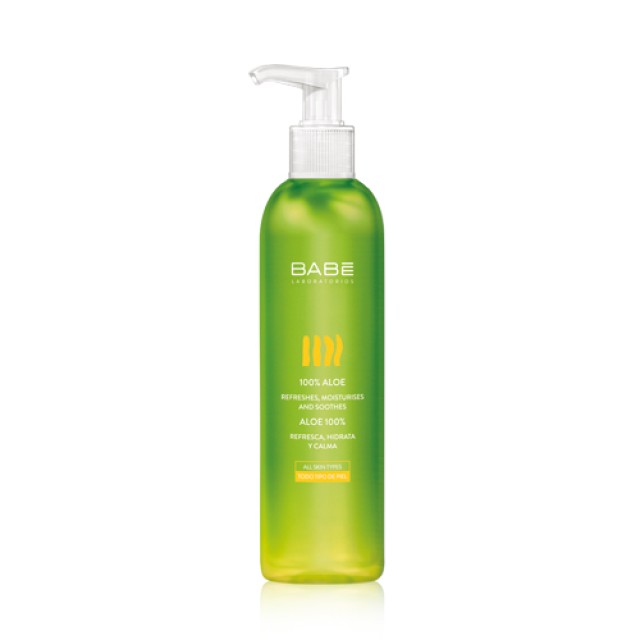 Babe Body 100% Aloe 300ml (Ενυδατικό Τζελ με Εκχύλισμα Αλόης 100%) 