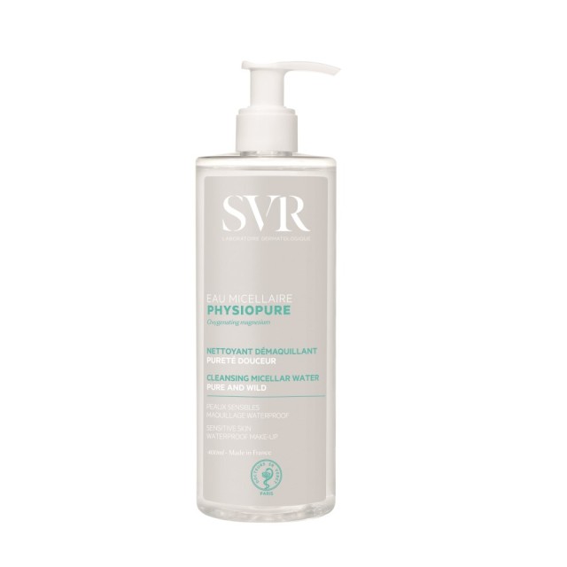 SVR Physiopure Micellar Water 400ml (Καθαριστικό Νερό Προσώπου για Όλους τους Τύπους Δέρματος)
