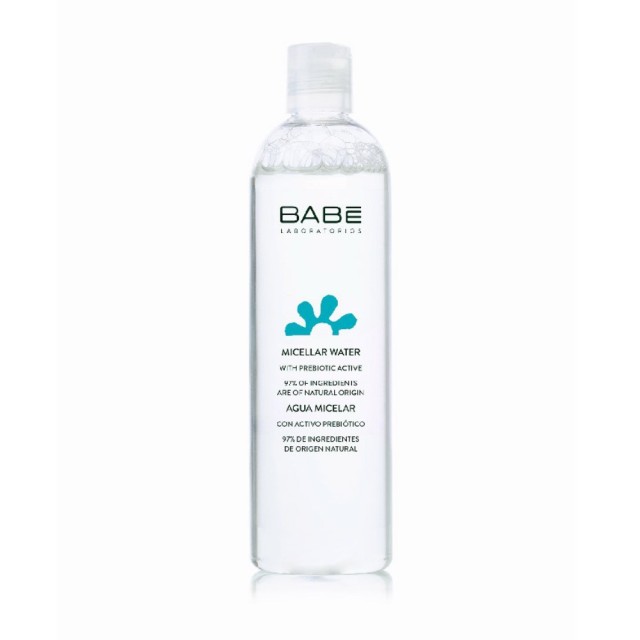 Babe Essentials Micellar Water Prebiotic 400ml (Μικυλλιακό Νερό Καθαρισμού Προσώπου για Πρόσωπο, Μάτια & Χείλη) 