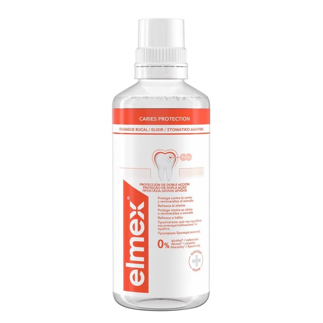 Elmex Caries Protection Mouthwash 400ml (Στοματικό Διάλυμα για Προστασία από την Τερηδόνα)