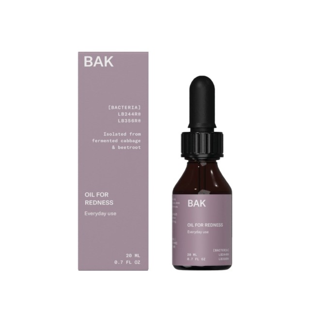 Bak Redness Oil 20ml (Λάδι Προσώπου Ενάντια στη Δερματική Ερυθρότητα)