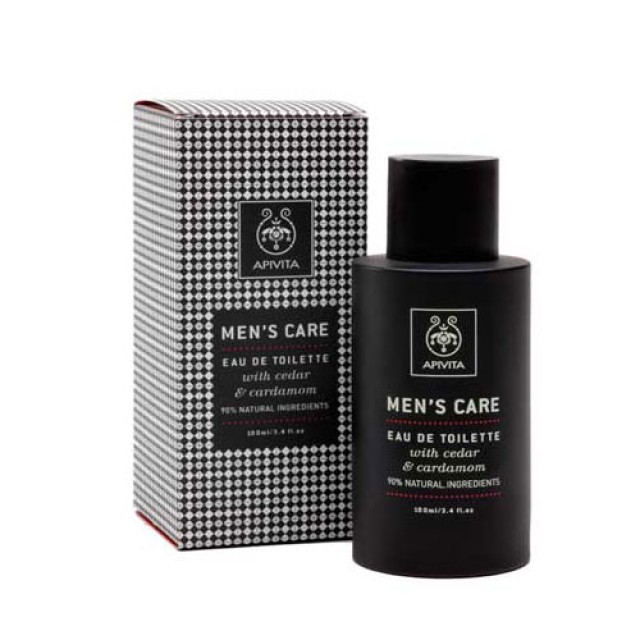 Apivita Mens Care Eau De Toilette 100ml (Ανδρικό Άρωμα με Κέδρο & Κάρδαμο) 