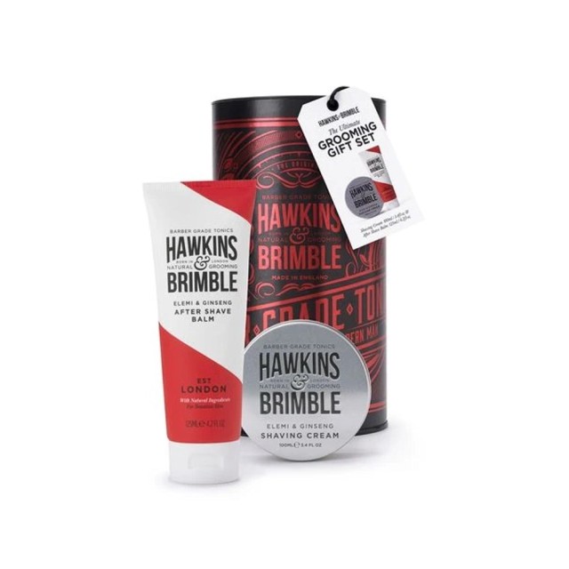 Hawkins & Brimble The Ultimate Grooming Gift SET (ΣΕΤ με Κρέμα Ξυρίσματος & Balm για Μετά το Ξύρισμα)