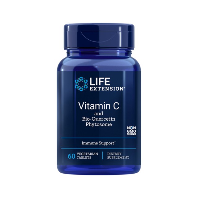 Life Extension Vitamin C With Dihydroquercetin 60 tabs (Βιταμίνη C με Φυτοσωμιακή Βιο - Κερσετίνη)