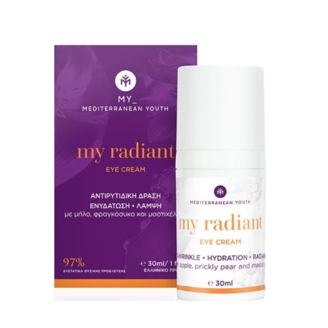 My Radiant Eye Cream 30ml (Κρέμα Ματιών με Αντιρυτιδική Δράση - Ενυδάτωση & Λάμψη) 