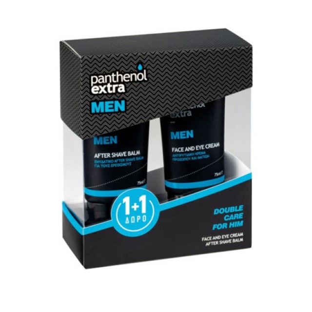 Panthenol Extra Men Face & Eye Cream 75ml + ΔΩΡΟ Extra Men After Shave Balm 75ml (Ολοκληρωμένη Ανδρική Περιποίηση της Επιδερμίδας)​