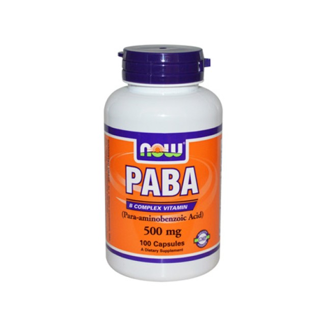Now Foods Paba 500mg 100caps