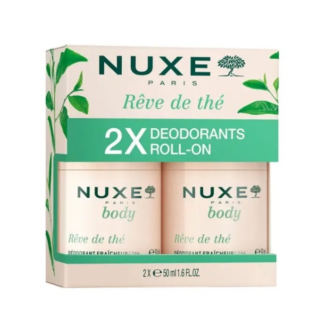 Nuxe SET Body Reve De The Fresh-Feel Deodorant 24h 2x50ml