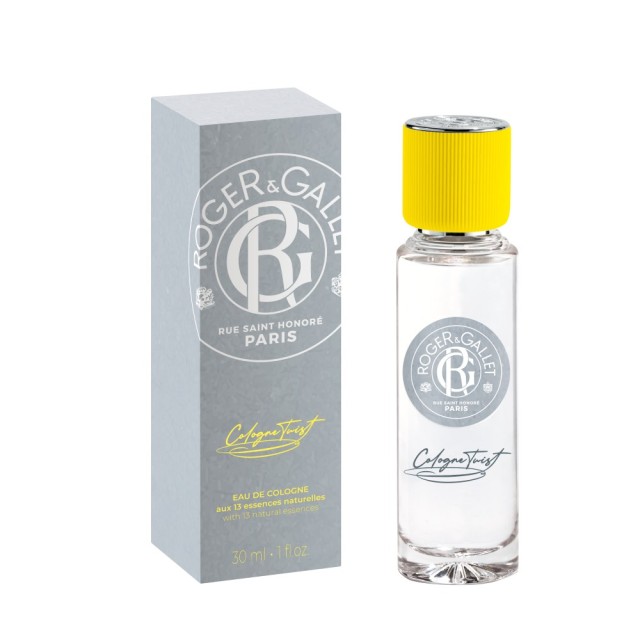 Roger & Gallet Cologne Twist Eau de Cologne 30ml (Ανδρικό Άρωμα με Εσπεριδοειδή)