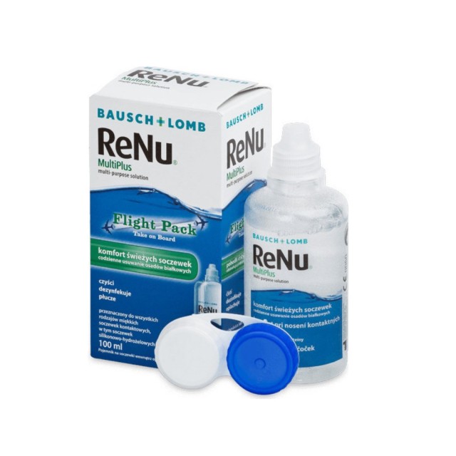 Bausch & Lomb Renu Flight Pack 100ml (Υγρό Φακών Επαφής σε Συσκευασία Ταξιδίου)