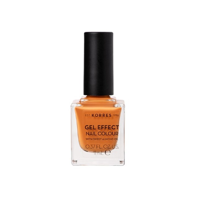 Korres Gel Effect Nail Colour No92 Mustard 11ml (Ημιμόνιμό Βερνίκι Νυχιών - Μουσταρδί Απόχρωση)