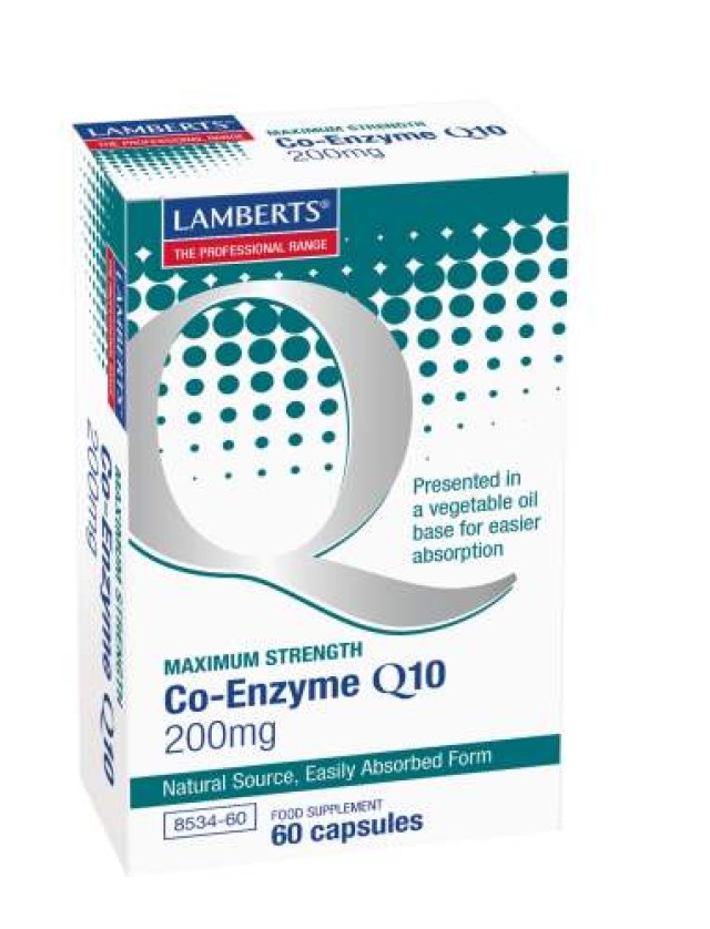 Lamberts Co-Enzyme Q10 200mg 60cap (Συνένζυμο Q10)