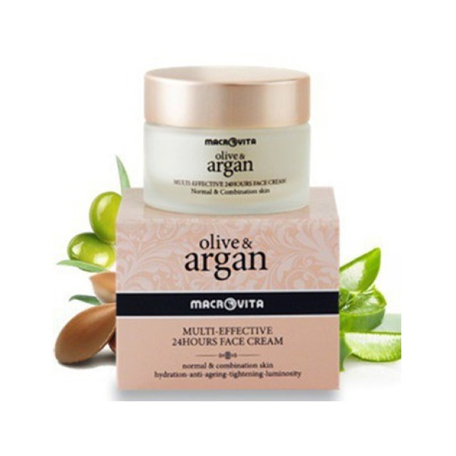 Macrovita Olive & Argan Multi-Effective Cream 24Hours 50ml 