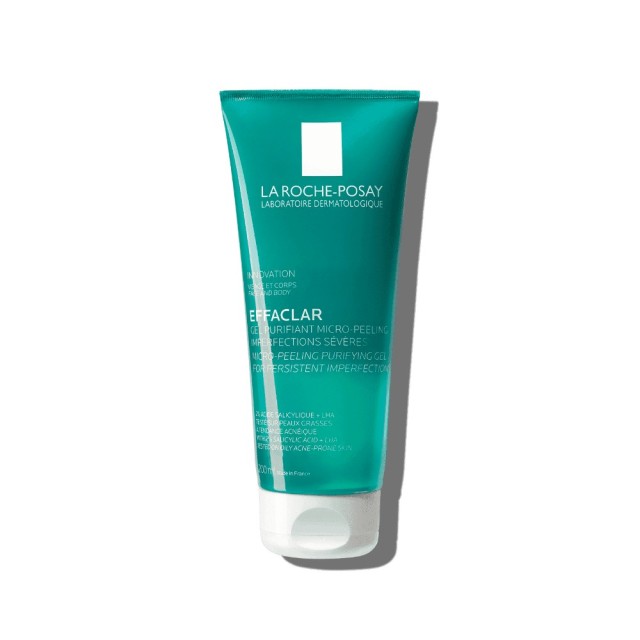 La Roche Posay Effaclar Micro Peeling Purifying Gel 200ml (Αφρώδες Gel Καθαρισμού & Απολέπισης για Πρόσωπο & Σώμα)