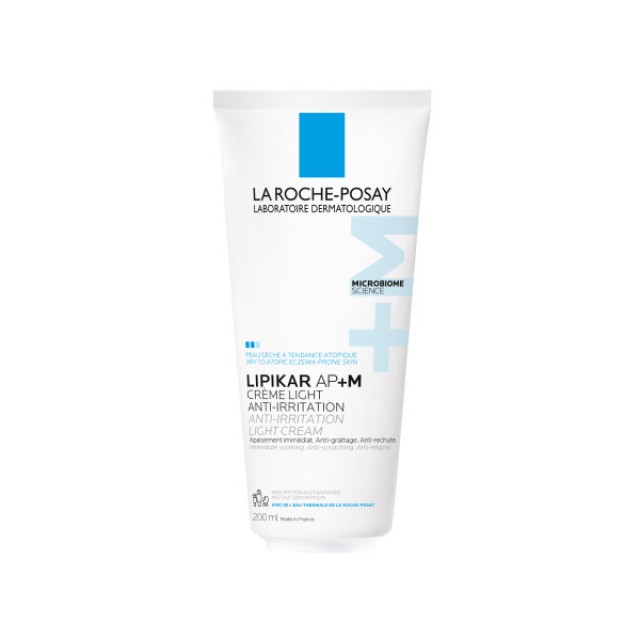 La Roche Posay Lipikar AP+M Light Cream 200ml (Μαλακτική Κρέμα για το Ξηρό Δέρμα με Τάση Ατοπίας)
